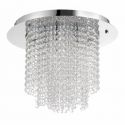Lustra aplicata eleganta design modern Fontan, crom