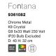 Lustre aplicate - Lustra aplicata eleganta design modern Fontan, crom