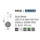 Candelabre, Lustre - Lustra LED deosebita design modern SOLE, 60cm
