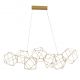 Candelabre, Lustre - Lustra LED deosebita design modern NEBULA, 94,5cm