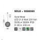Candelabre, Lustre - Lustra LED deosebita design modern SOLE, 80cm