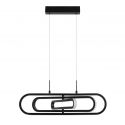 Lustra LED dimabila, design modern ARTE, negru