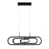 Lustra LED dimabila, design modern ARTE, negru