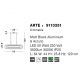 Candelabre, Lustre - Lustra LED dimabila, design modern ARTE, negru