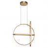 Lustra LED dimabila, design modern ARTE, auriu