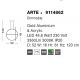 Candelabre, Lustre - Lustra LED dimabila, design modern ARTE, auriu
