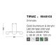 Candelabre, Lustre - Lustra LED dimabila, design deosebit TIRIAC