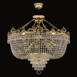 Plafoniere Cristal Bohemia - Lustra XL design LUX Cristal Bohemia Exclusive CORINA III. CE