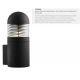 Aplice - Aplica de perete exterior moderna IP65 Bronx