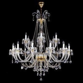 Lustre Cristal Bohemia - Candelabru 18 brate design LUX Cristal Bohemia Exclusive MIRELA XVIII.
