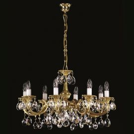 Lustre Cristal Bohemia - Candelabru 8 brate Cristal Bohemia Exclusive ALICE VIII.