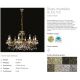 Lustre Cristal Bohemia - Candelabru 8 brate Cristal Bohemia Exclusive ALICE VIII.