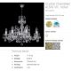 Lustre Cristal Bohemia - Candelabru 8 brate Cristal Bohemia Exclusive ALMA VIII.
