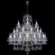 Lustre Cristal Bohemia - Candelabru XXL Cristal Bohemia Exclusive 36 brate, Andrea XXXVI CE