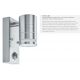 Aplice - Aplica exterior cu senzor de miscare Up and Down