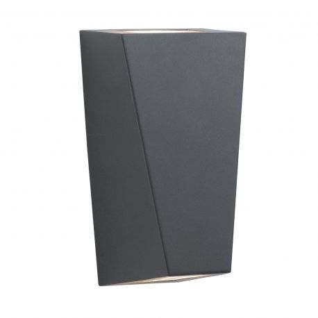 Aplice - Aplica perete exterior IP44 Up and Down Sheffield negru