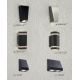 Aplice - Aplica perete exterior IP44 Up and Down Sheffield negru