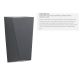 Aplice - Aplica perete exterior IP44 Up and Down Sheffield negru