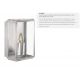 Aplice - Aplica de perete exterior stil clasic IP44 Box