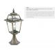 Stalpi - Stalp de iluminat exterior stil traditional IP44 New Orleans