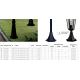 Stalpi - Stalp de iluminat exterior stil traditional IP44 Alex
