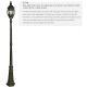 Stalpi - Stalp de iluminat exterior stil traditional Bel Aire