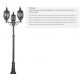 Stalpi - Stalp de iluminat exterior stil traditional Bel Aire