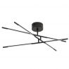 Lustra aplicata LED design modern RACCIO negru