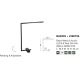 Veioze - Lampa de masa LED design modern RACCIO negru
