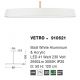 Pendule, Lustre suspendate - Lustra LED design modern VETRO 50cm, alb