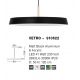 Pendule, Lustre suspendate - Lustra LED design modern VETRO 50cm, negru