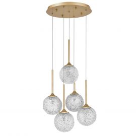 Pendule, Lustre suspendate - Lustra cu 5 pendule, moderna design deosebit MIRANO