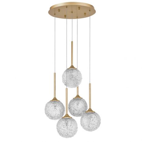 Pendule, Lustre suspendate - Lustra cu 5 pendule, moderna design deosebit MIRANO