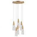 Lustra cu 5 pendule design modern KOVAC