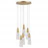 Lustra cu 5 pendule design modern KOVAC