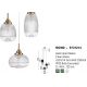 Pendule, Lustre suspendate - Lustra cu 3 pendule design modern Mond