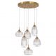 Pendule, Lustre suspendate - Lustra cu 6 pendule design modern Mond