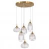 Lustra cu 6 pendule design modern Mond