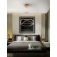 Pendule, Lustre suspendate - Lustra LED design ultra-modern Ocellis auriu roze 60cm