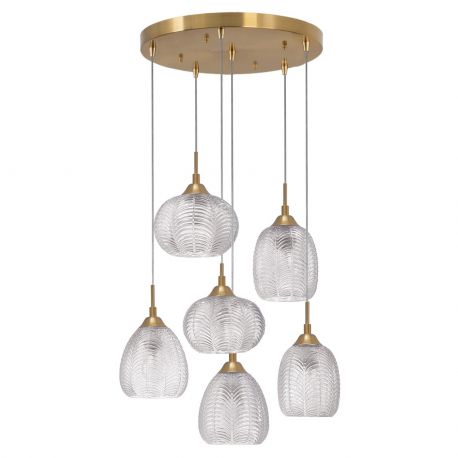 Pendule, Lustre suspendate - Lustra cu 6 pendule design modern VARIO