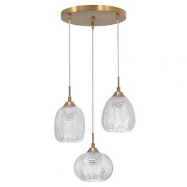 Pendule, Lustre suspendate - Lustra cu 3 pendule design modern VARIO