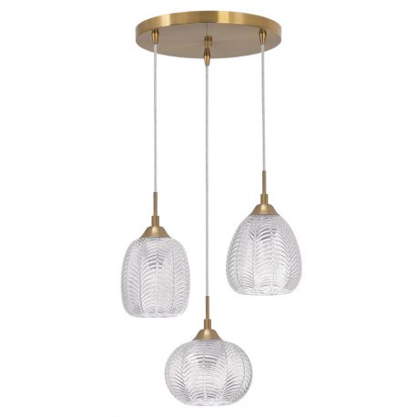 Pendule, Lustre suspendate - Lustra cu 3 pendule design modern VARIO