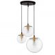 Pendule, Lustre suspendate - Lustra cu 3 pendule design modern MIRALE