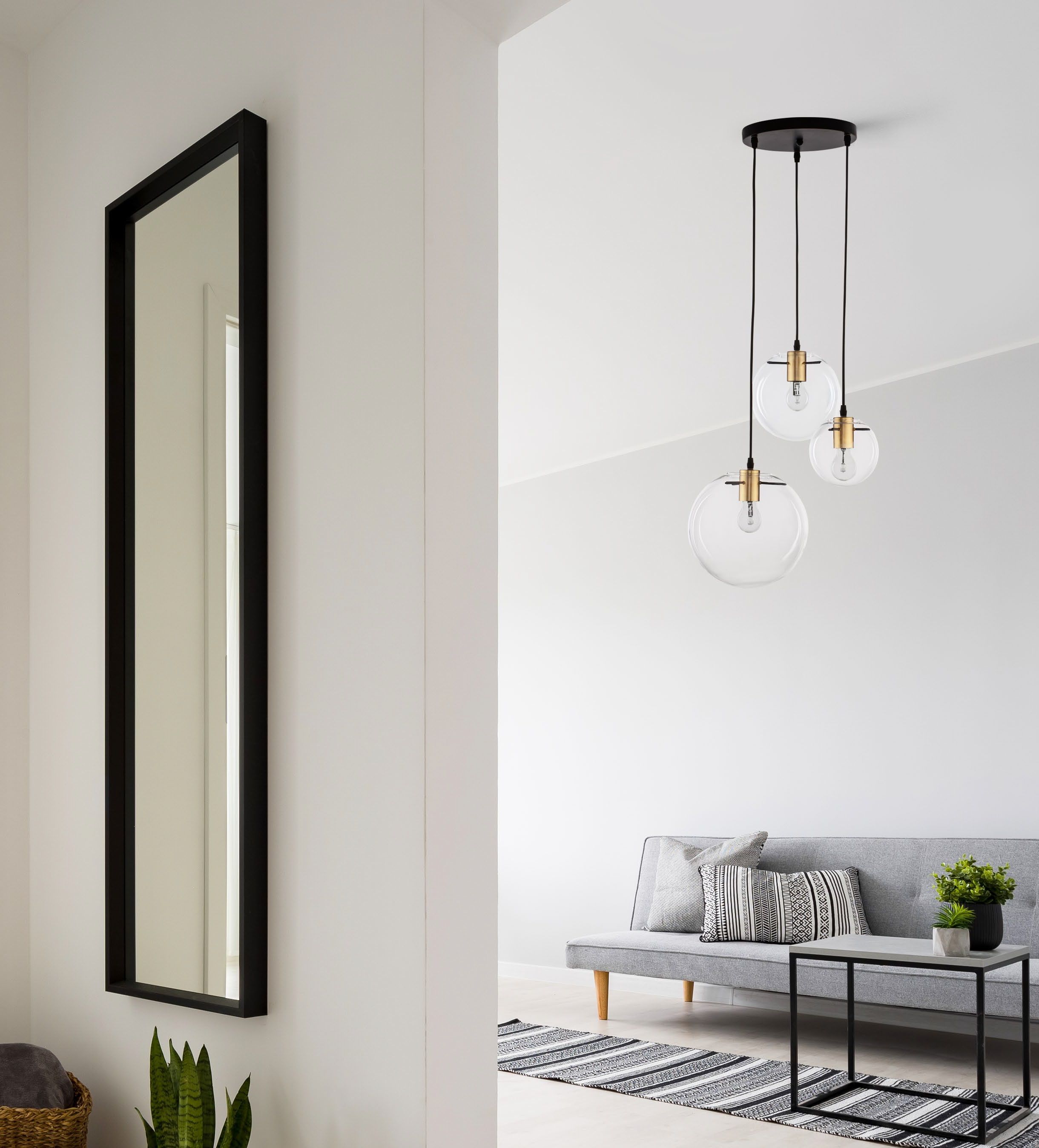 Lustra cu 3 pendule design modern MIRALE