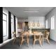 Pendule, Lustre suspendate - Lustra cu 4 pendule LED design modern Micron crom/auriu