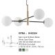 Candelabre, Lustre - Lustra moderna cu 4 surse de lumina Vitra