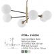 Candelabre, Lustre - Lustra moderna cu 6 surse de lumina Vitra