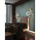 Aplice, corpuri de iluminat pentru pereti - Aplica de perete LED design modern decorativ Grafos auriu