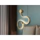 Aplice, corpuri de iluminat pentru pereti - Aplica de perete LED design modern decorativ Grafos auriu