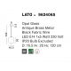 Pendule, Lustre suspendate - Lustra, Pendul modern Lato 16,5cm